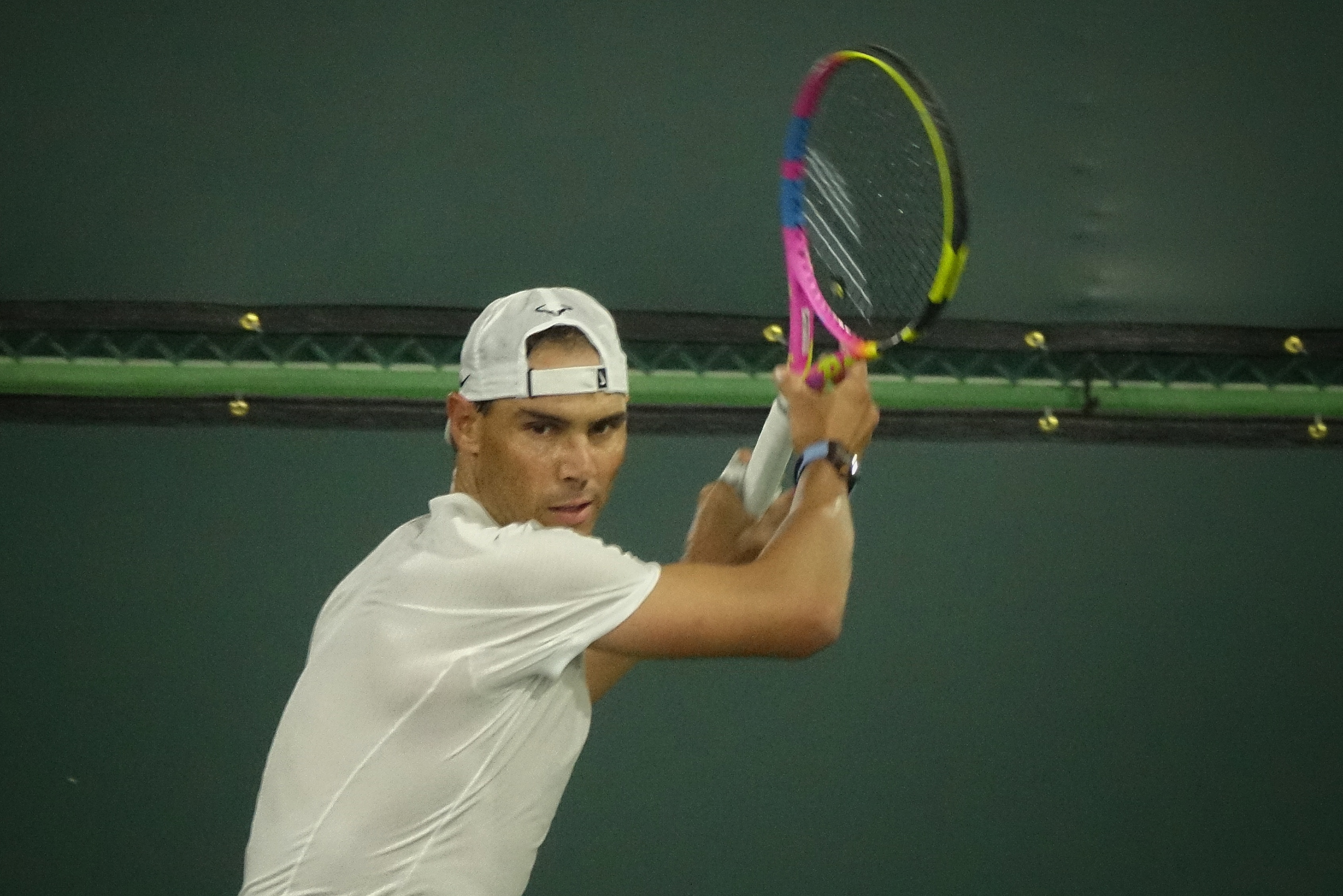 Ambiance fleurie du tournoi d'Indian Wells